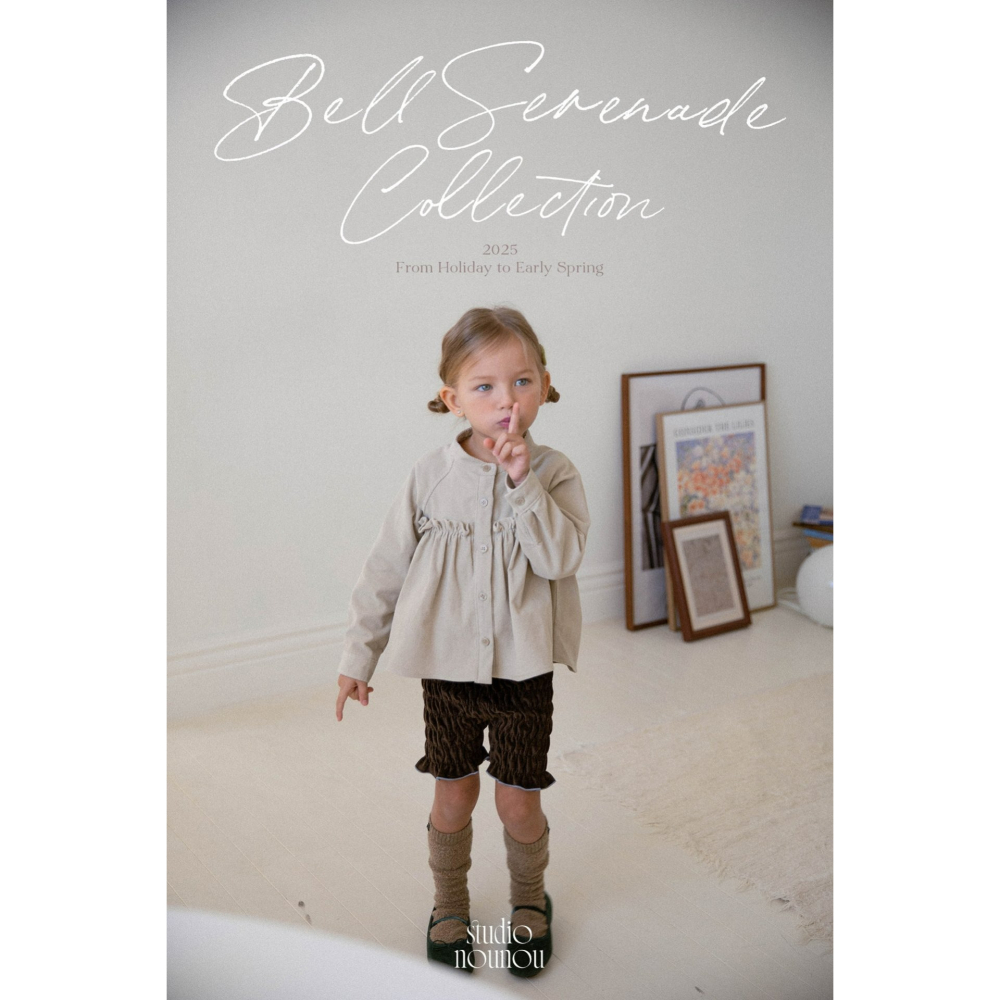 Nounou 上衣 누누 튤립블라우스-細節圖8