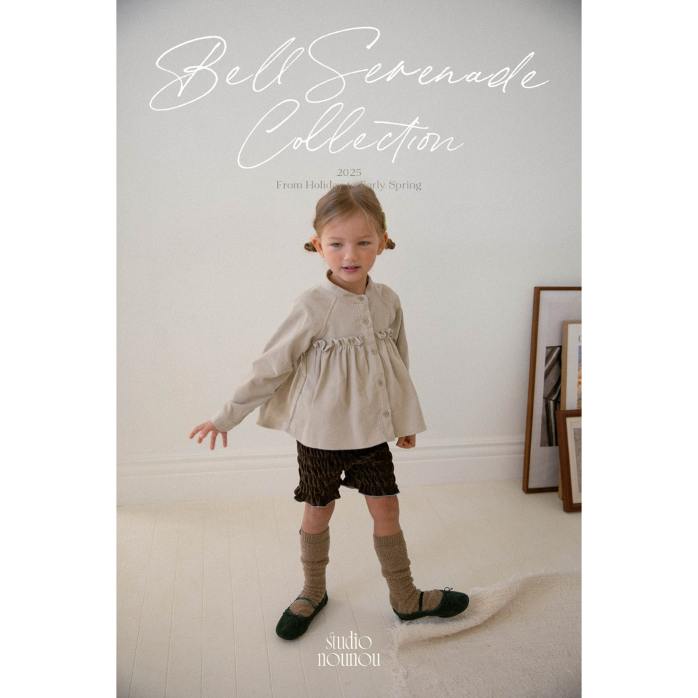 Nounou 上衣 누누 튤립블라우스-細節圖9