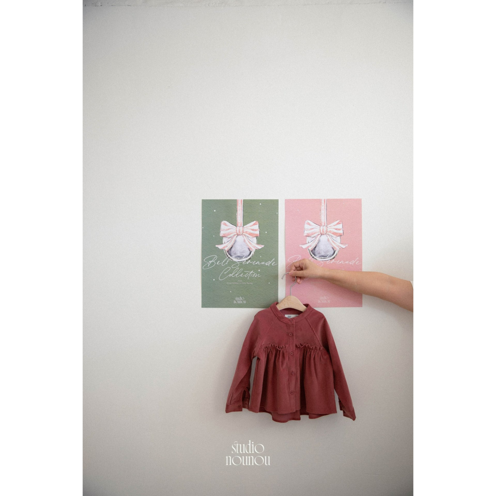 Nounou 上衣 누누 튤립블라우스-細節圖11