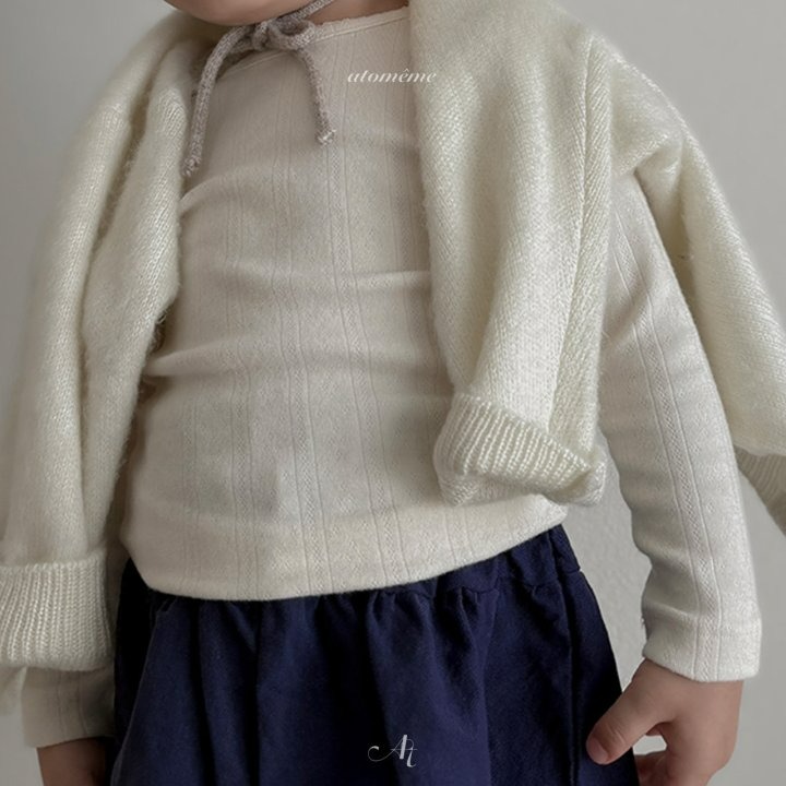Atomeme 上衣 아토메메 아일렛핀코트티-細節圖3