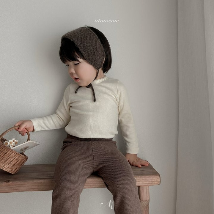 Atomeme 上衣 아토메메 아일렛핀코트티-細節圖6