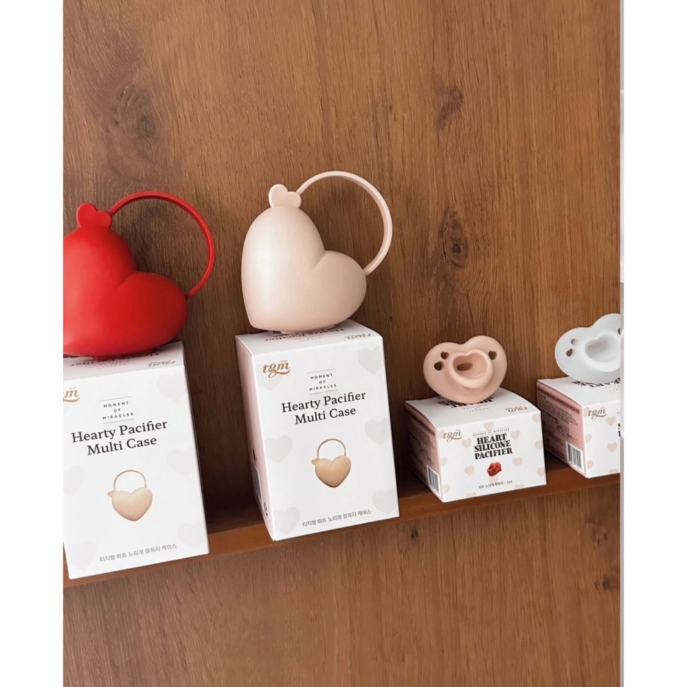 韓國製 TGM 티지엠 愛心奶嘴-細節圖4