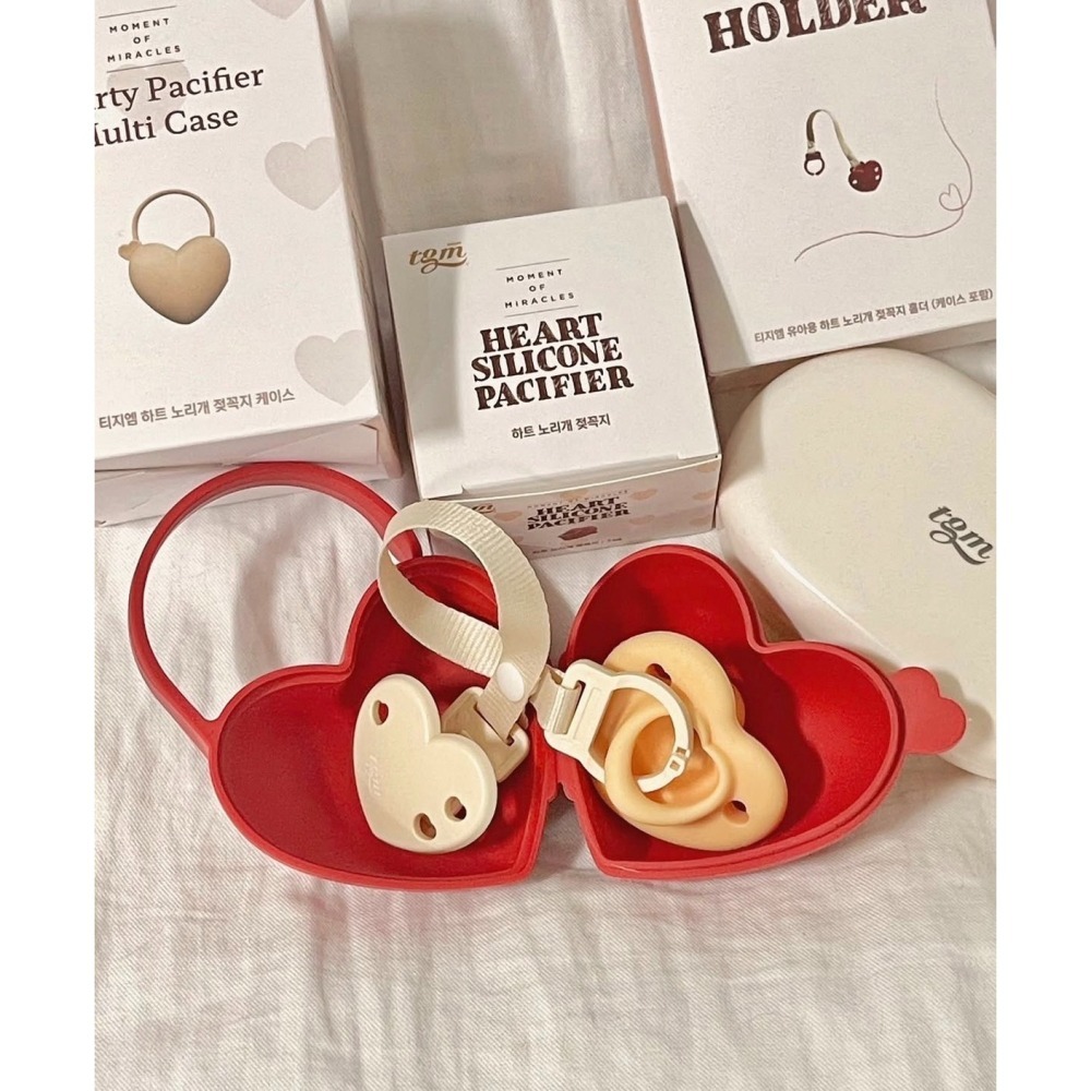 韓國製 TGM 티지엠 愛心奶嘴-細節圖7