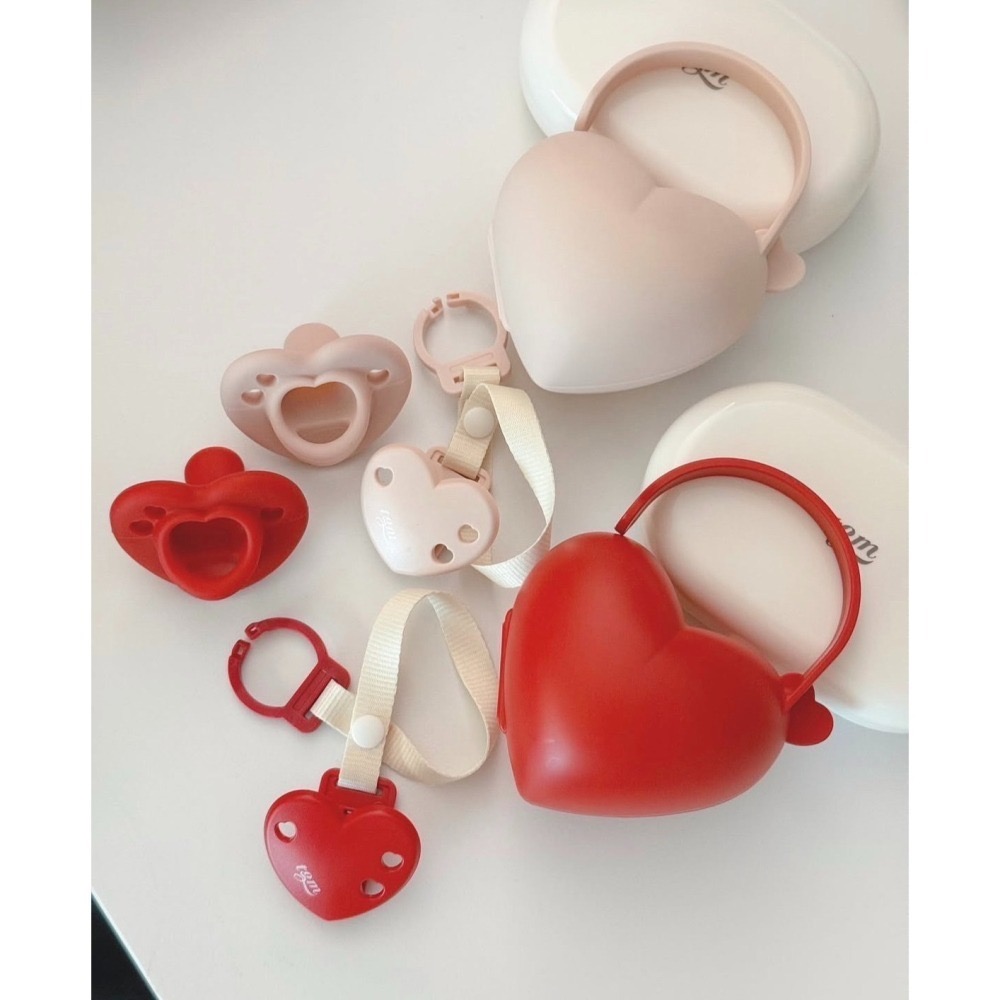 韓國製 TGM 티지엠 愛心奶嘴-細節圖4