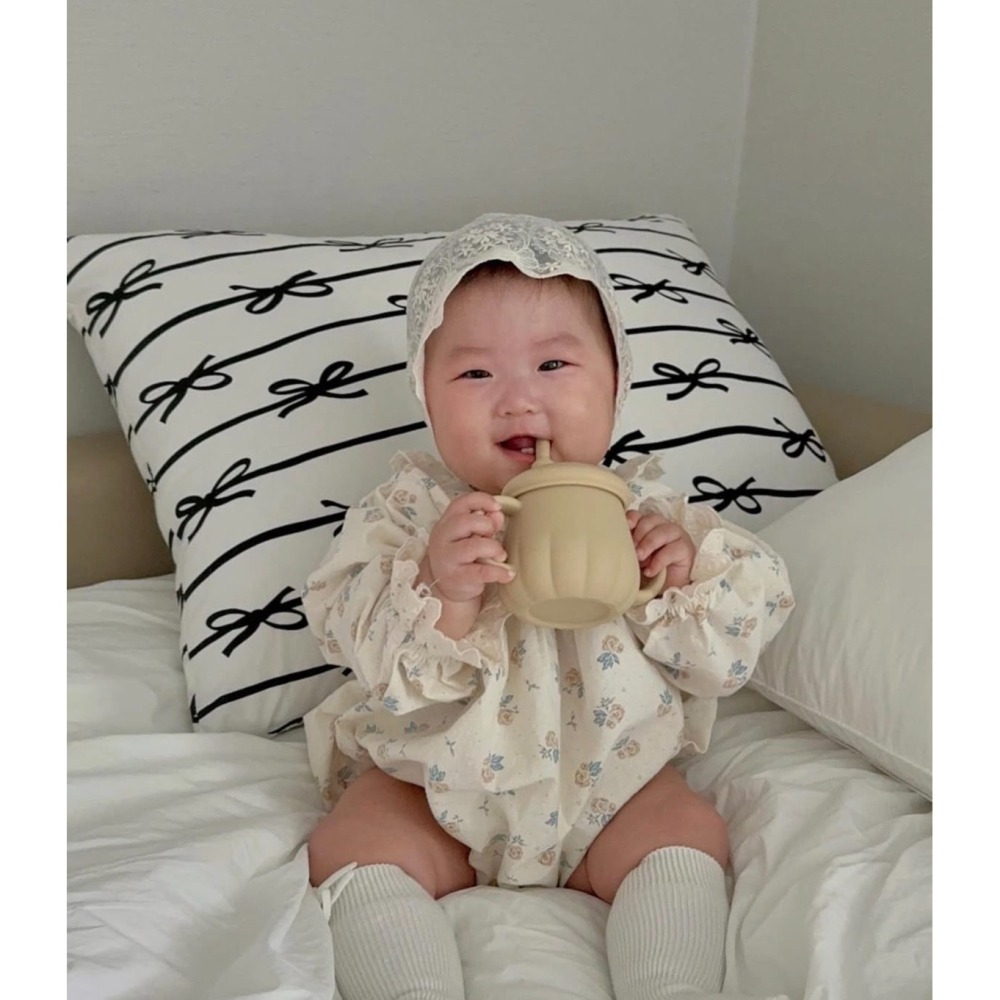 限時免運 韓國製 TGM 티지엠 南瓜吸管學習杯 吸管水杯-細節圖6