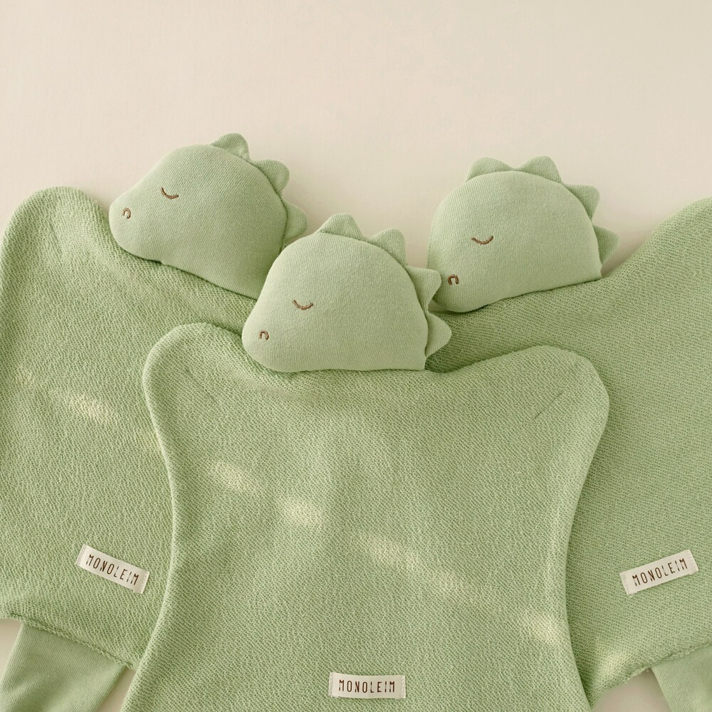 MONOLEIM 安撫巾 恐龍 모노레임 Organic Hug Dino-細節圖2