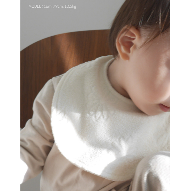 韓國製  雛菊質感圍兜 Daisy Bib-細節圖4