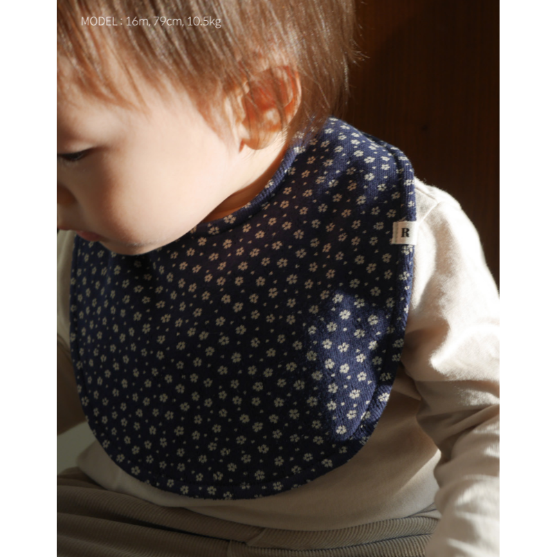 韓國製 花卉質感圍兜 Flower Bib-細節圖6