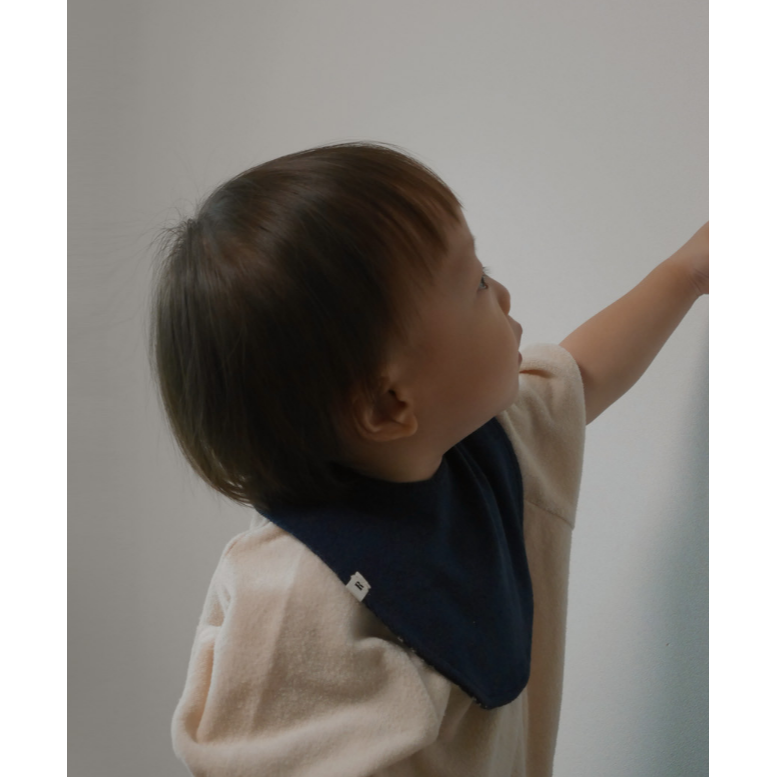 韓國製 花卉質感圍兜 Flower Bib-細節圖8