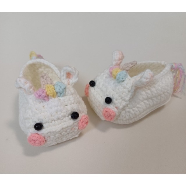 韓國手工編製 馬年新生兒手工編織鞋 新生兒禮盒 新生兒寫真-規格圖11