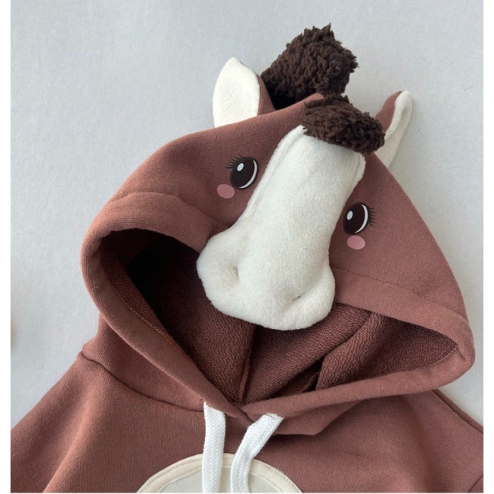 韓國製 馬年走春拜年包屁衣 小馬包屁衣 過年新衣-細節圖4