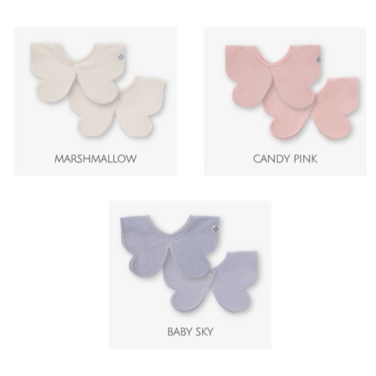 韓國製 天使翅膀質感圍兜 100%純棉毛巾料-細節圖9