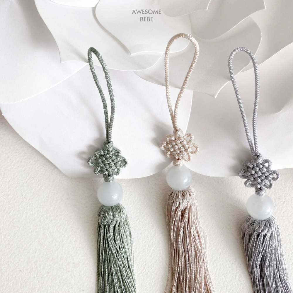 韓國製 新春碎花韓服 過年新衣(含帽子) Awesome 어썸베베 포근후리스한복-細節圖9