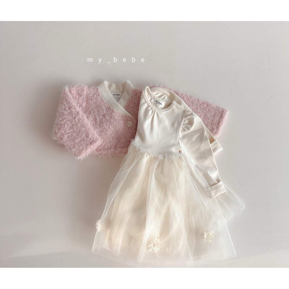 韓國 MY BEBE 迎春櫻花韓服洋裝套裝 (頭飾另購) 마이베베 설빔여아한복-細節圖3
