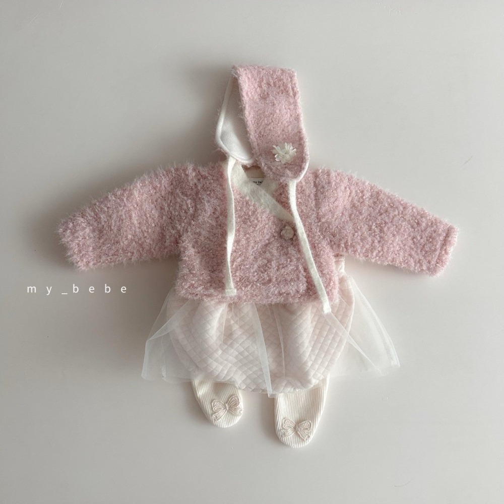 韓國 MY BEBE 寶寶迎春櫻花韓服包屁衣 (頭飾.內搭衣另購) 마이베베 베베여아설빔-細節圖2
