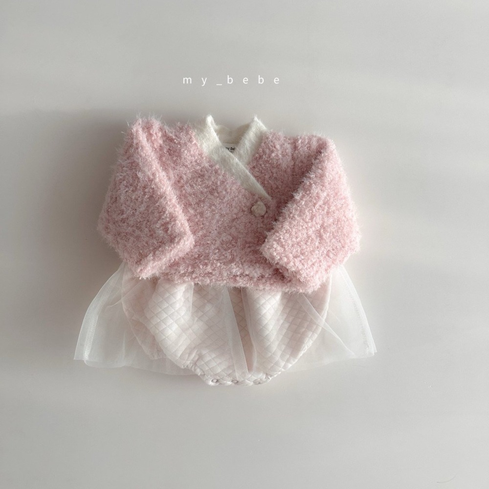 韓國 MY BEBE 寶寶迎春櫻花韓服包屁衣 (頭飾.內搭衣另購) 마이베베 베베여아설빔-細節圖3