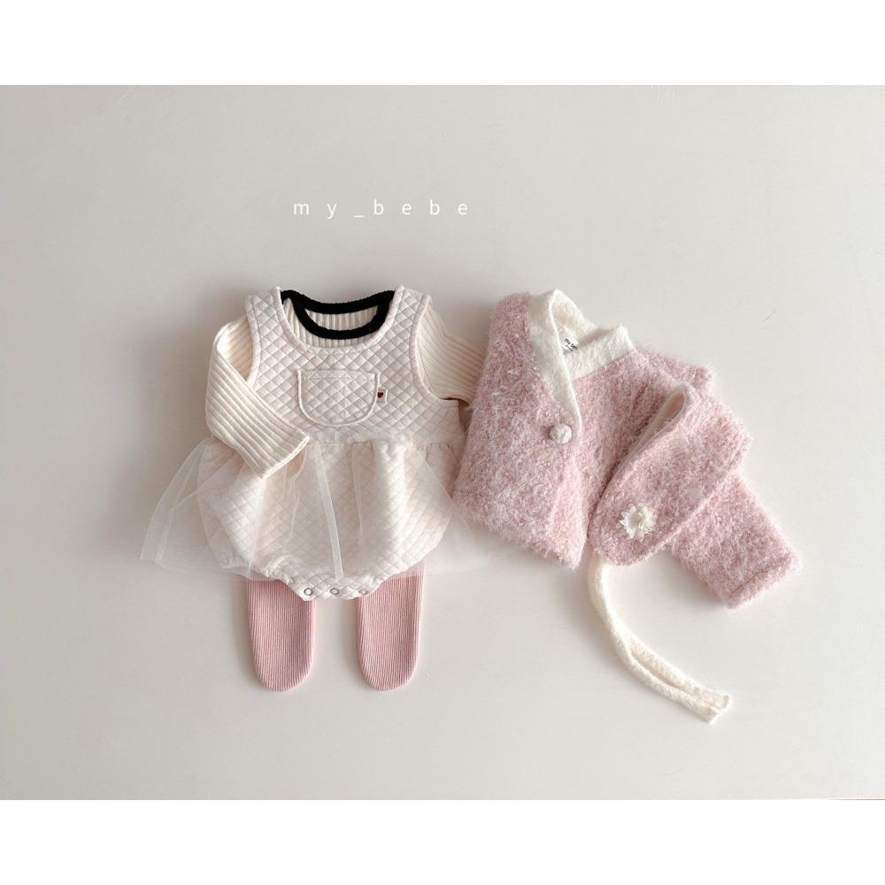 韓國 MY BEBE 寶寶迎春櫻花韓服包屁衣 (頭飾.內搭衣另購) 마이베베 베베여아설빔-細節圖10