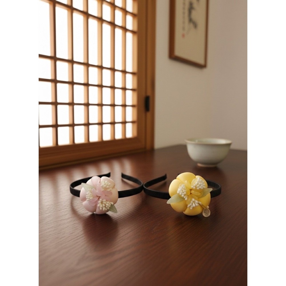 韓國 迎春拜年濟州油菜花韓服 BBB 유채꽃 모티브 한복 기본한복-細節圖10