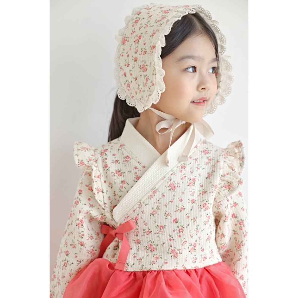 韓國製 新春薔薇花語韓服 BBB 장미 계열 잔꽃-細節圖6