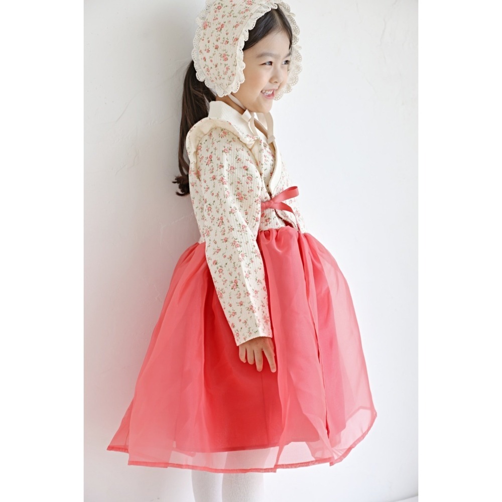 韓國製 新春薔薇花語韓服 BBB 장미 계열 잔꽃-細節圖8