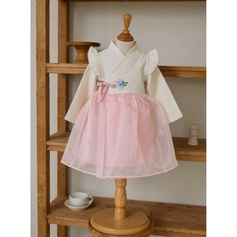 韓國製 新春薔薇花語韓服 BBB 장미 계열 잔꽃-細節圖9