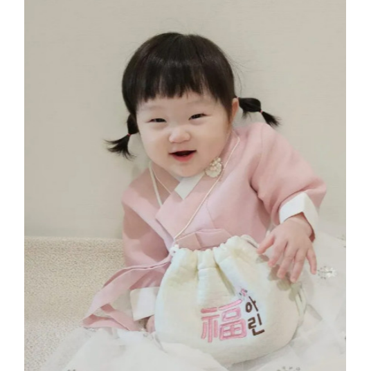 韓國製 新春寶寶福袋包禮盒 (含掛飾禮盒) Harrharr 하르하르 아기복주머니 (태슬&박스 포함)-細節圖5