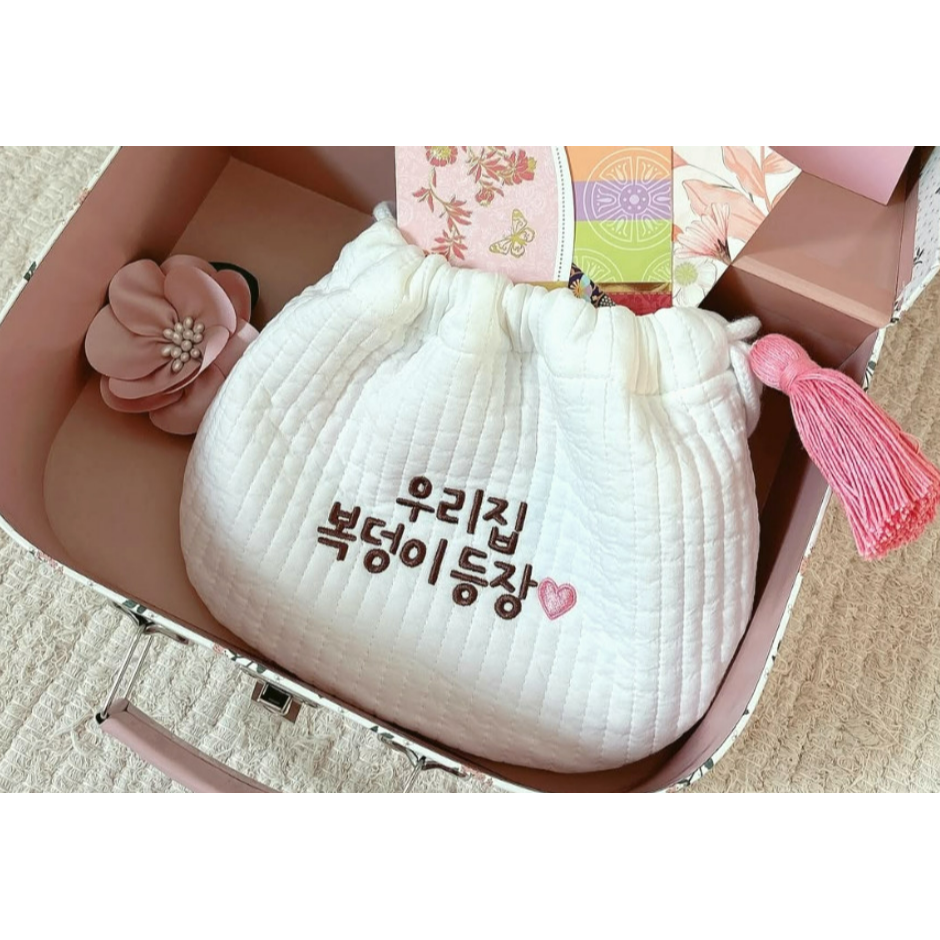 韓國製 新春寶寶福袋包禮盒 (含掛飾禮盒) Harrharr 하르하르 아기복주머니 (태슬&박스 포함)-細節圖6