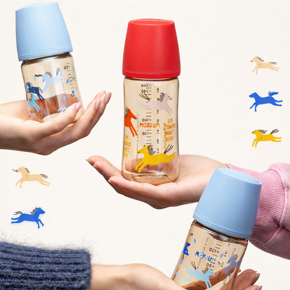 新品優惠 Moyuum 馬年小馬奶瓶組 170ml/270ml 三個/組-細節圖3