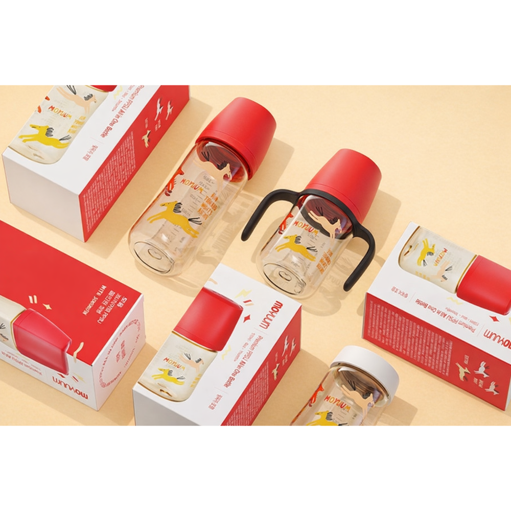 新品優惠 Moyuum 馬年小馬奶瓶組 170ml/270ml 三個/組-細節圖2