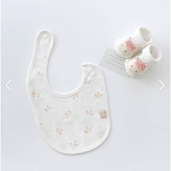 韓國製 馬年小馬鞋襪&小馬圍兜 禮盒套組 孕婦寫真-細節圖3