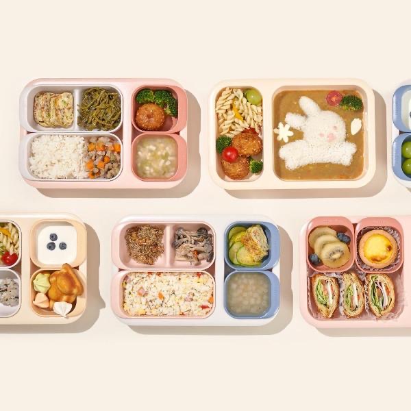 Moyuum 多格分裝餐盤 멀티 디바이더 토핑이유식 유아식판-細節圖6
