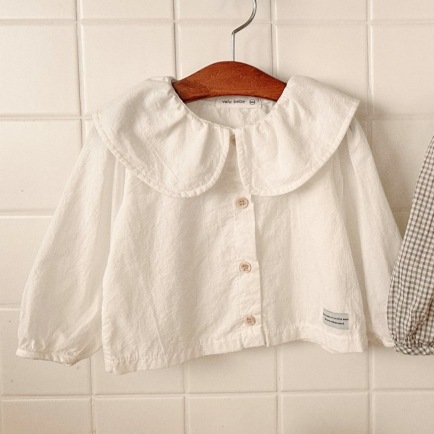 Valubebe 上衣 벨루베베 애니빅카라블라우스-規格圖5