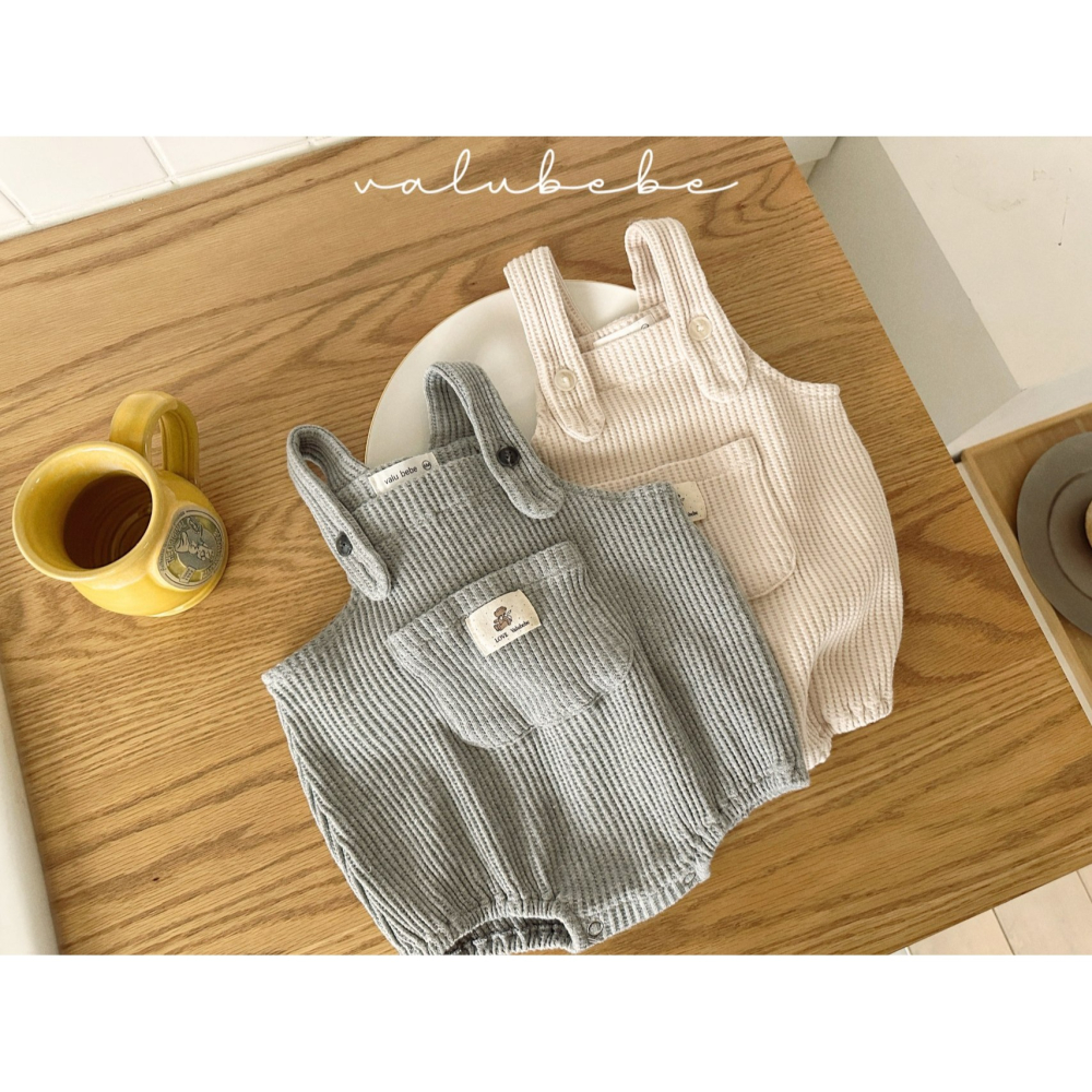 Valubebe 包屁衣 벨루베베 와플멜빵슈트-細節圖4