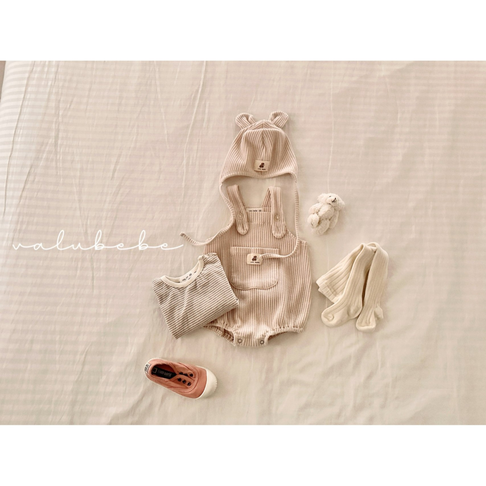 Valubebe 包屁衣 벨루베베 와플멜빵슈트-細節圖10
