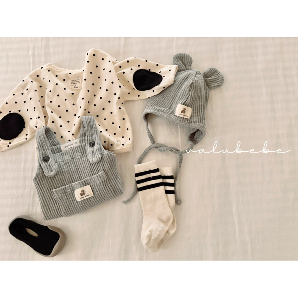 Valubebe 包屁衣 벨루베베 와플멜빵슈트-細節圖11