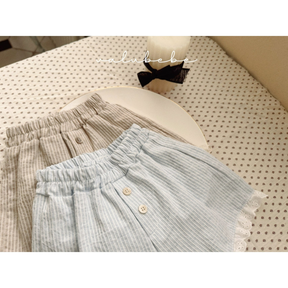 Valubebe 褲子 벨루베베 클래식레이스하프팬츠-細節圖4