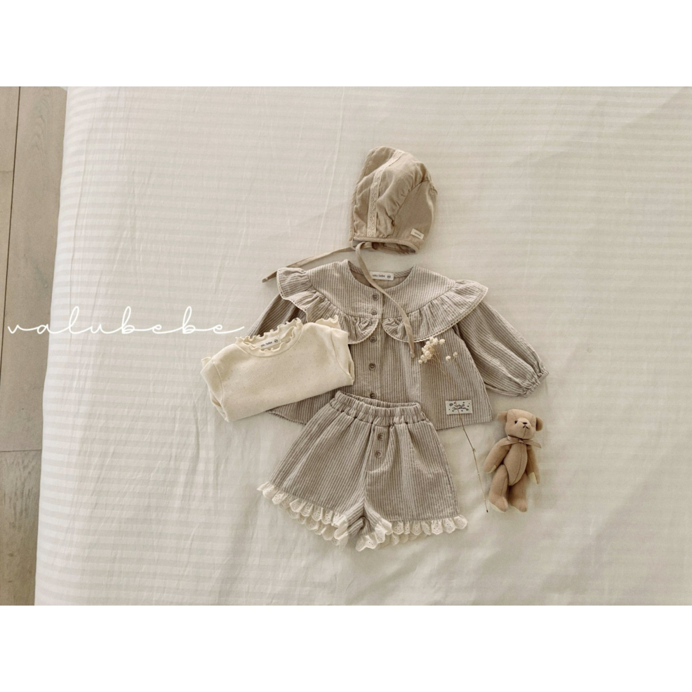 Valubebe 褲子 벨루베베 클래식레이스하프팬츠-細節圖5