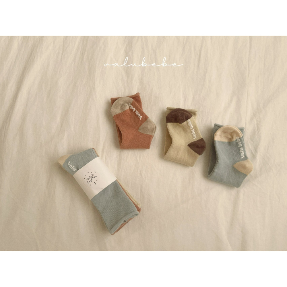 Valubebe 襪子 벨루베베 콤보롤다운삭스-細節圖2