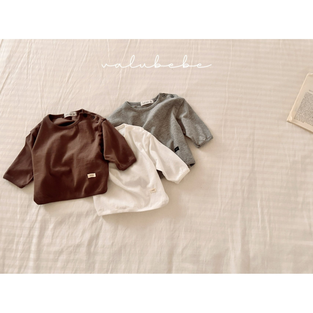 Valubebe 上衣 벨루베베 데일리단작버튼티26-細節圖3