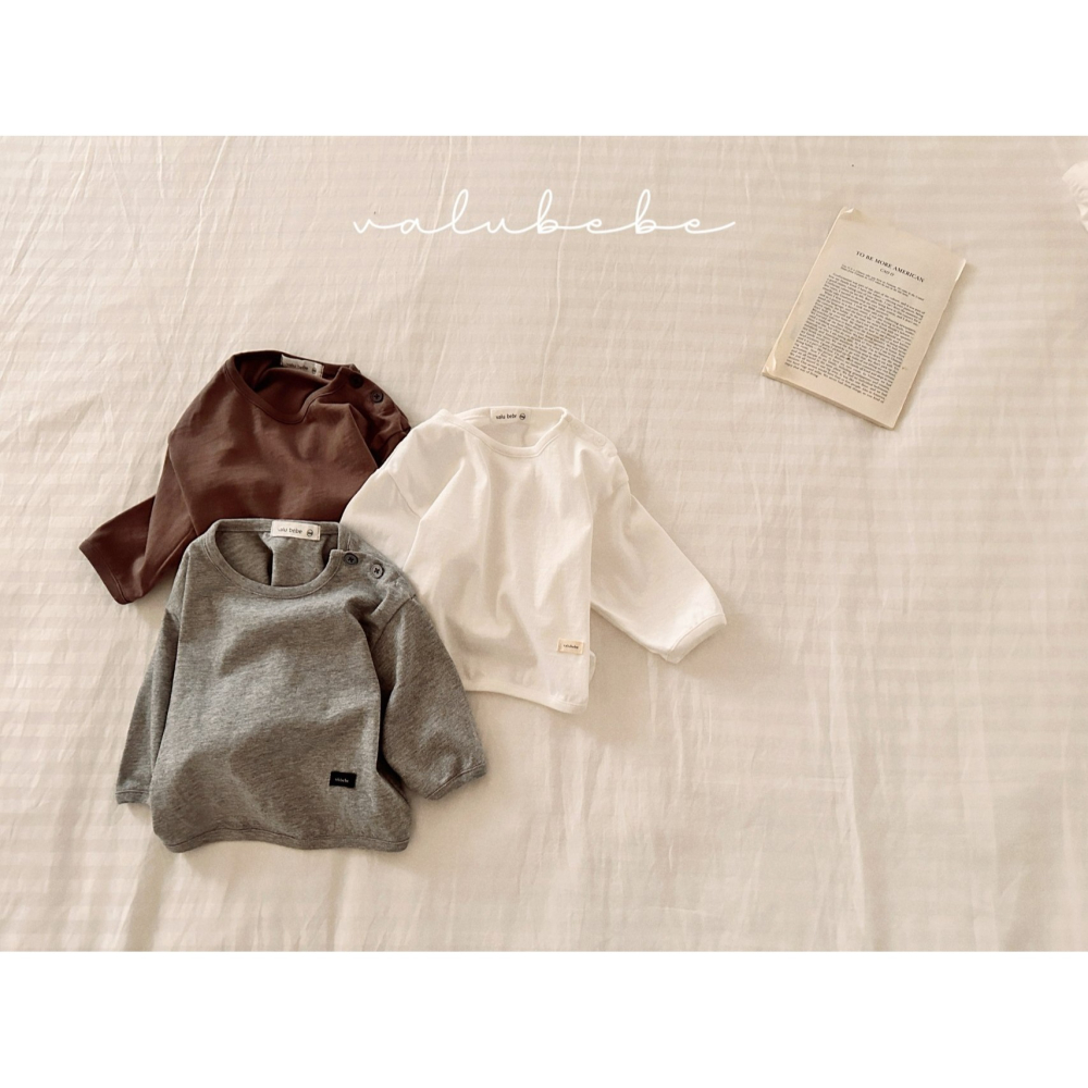 Valubebe 上衣 벨루베베 데일리단작버튼티26-細節圖5