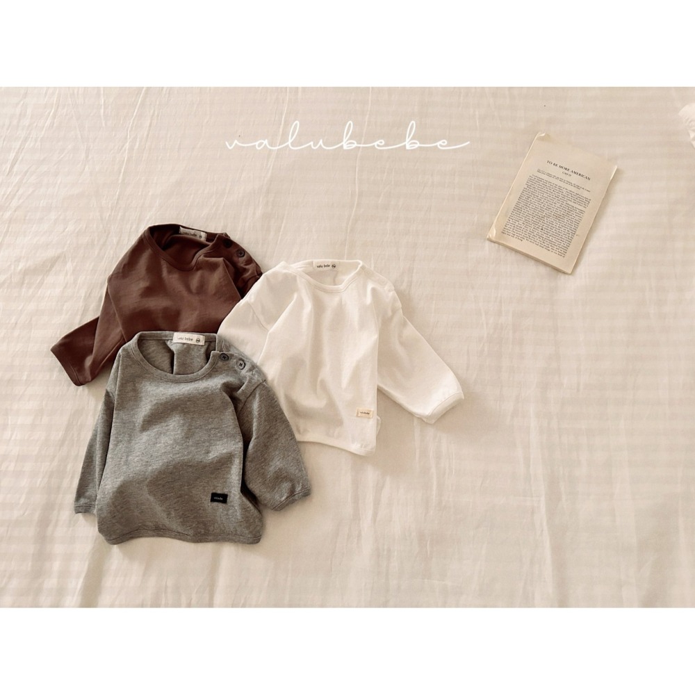 Valubebe 上衣 벨루베베 데일리단작버튼티26-細節圖3