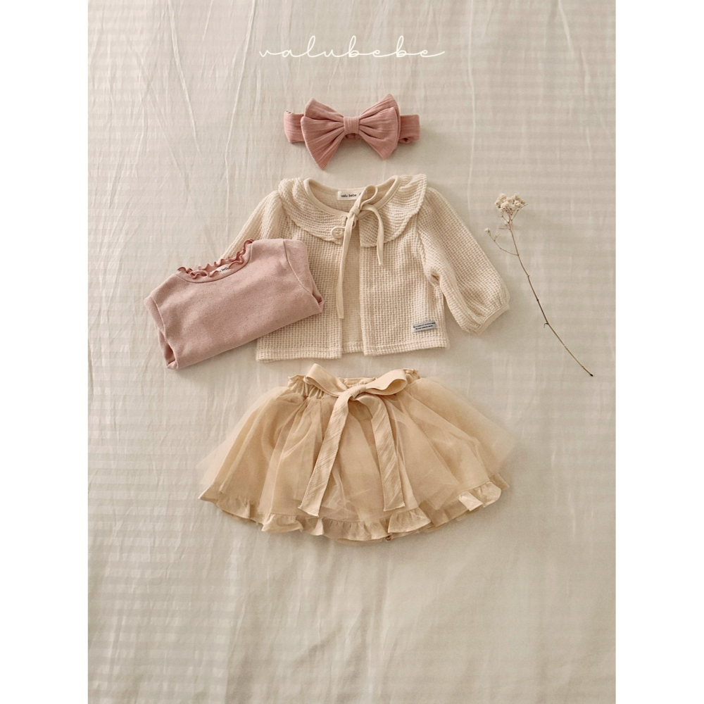 Valubebe 裙子 벨루베베 리본샤샤스커트블루머-細節圖5