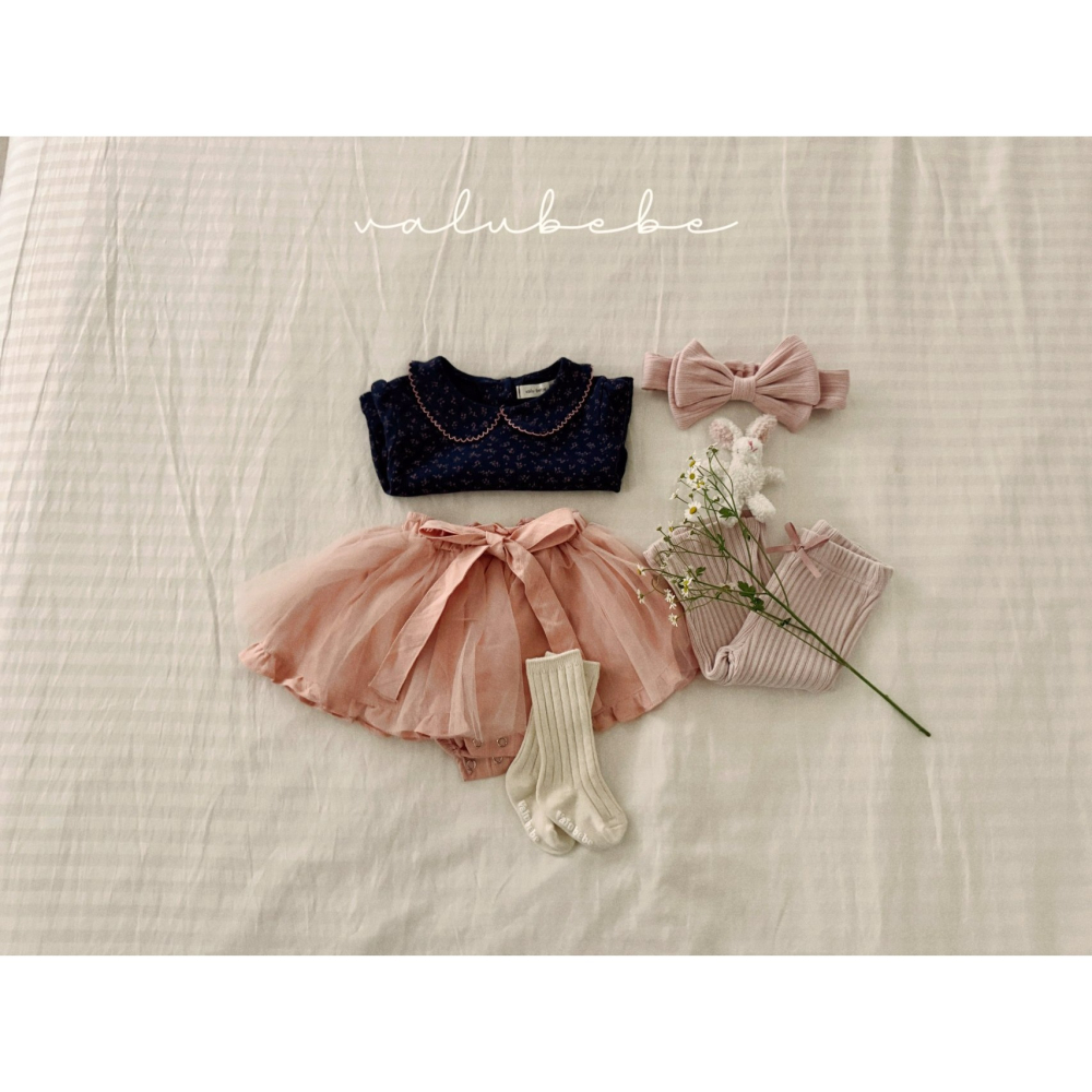 Valubebe 裙子 벨루베베 리본샤샤스커트블루머-細節圖6