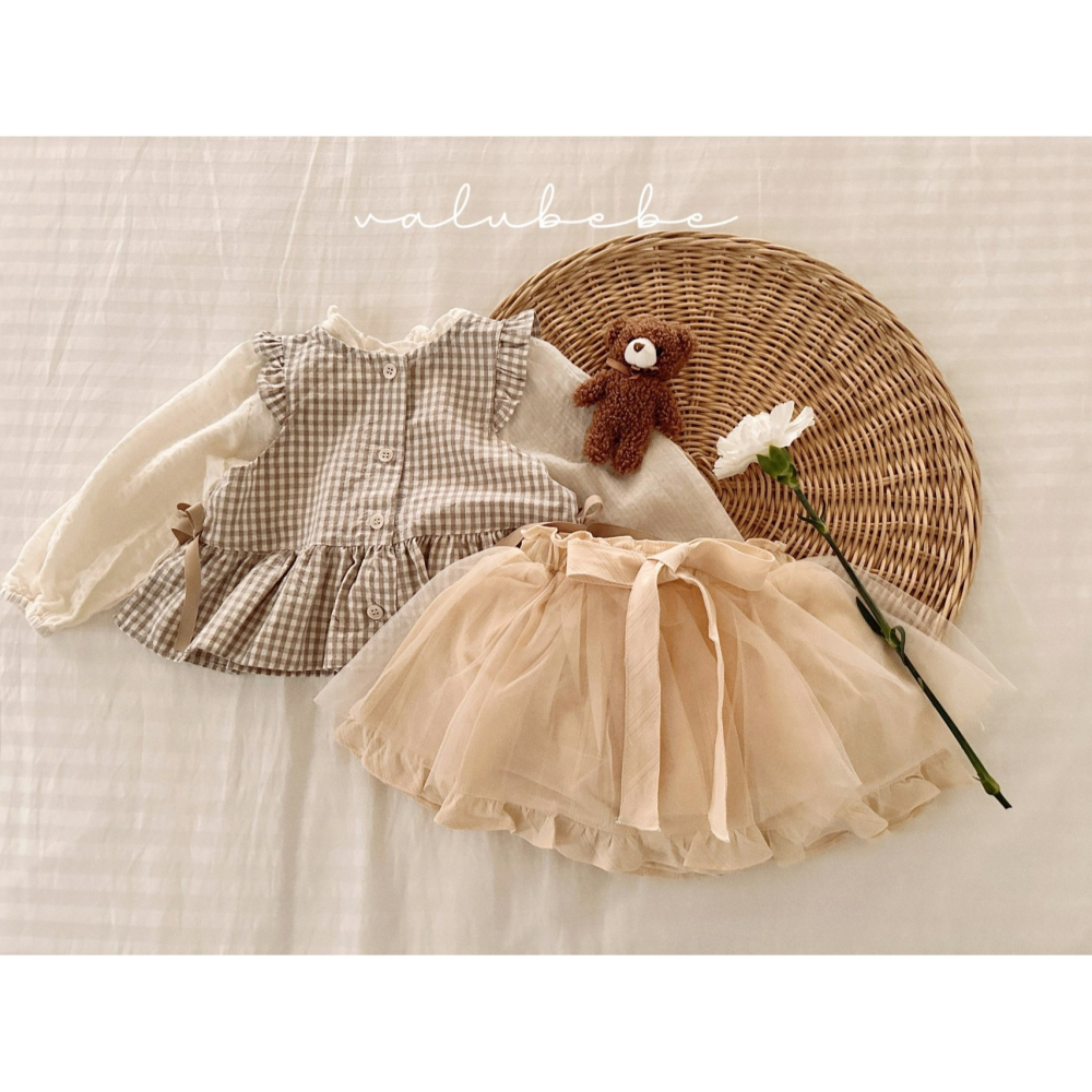 Valubebe 裙子 벨루베베 리본샤샤스커트블루머-細節圖8