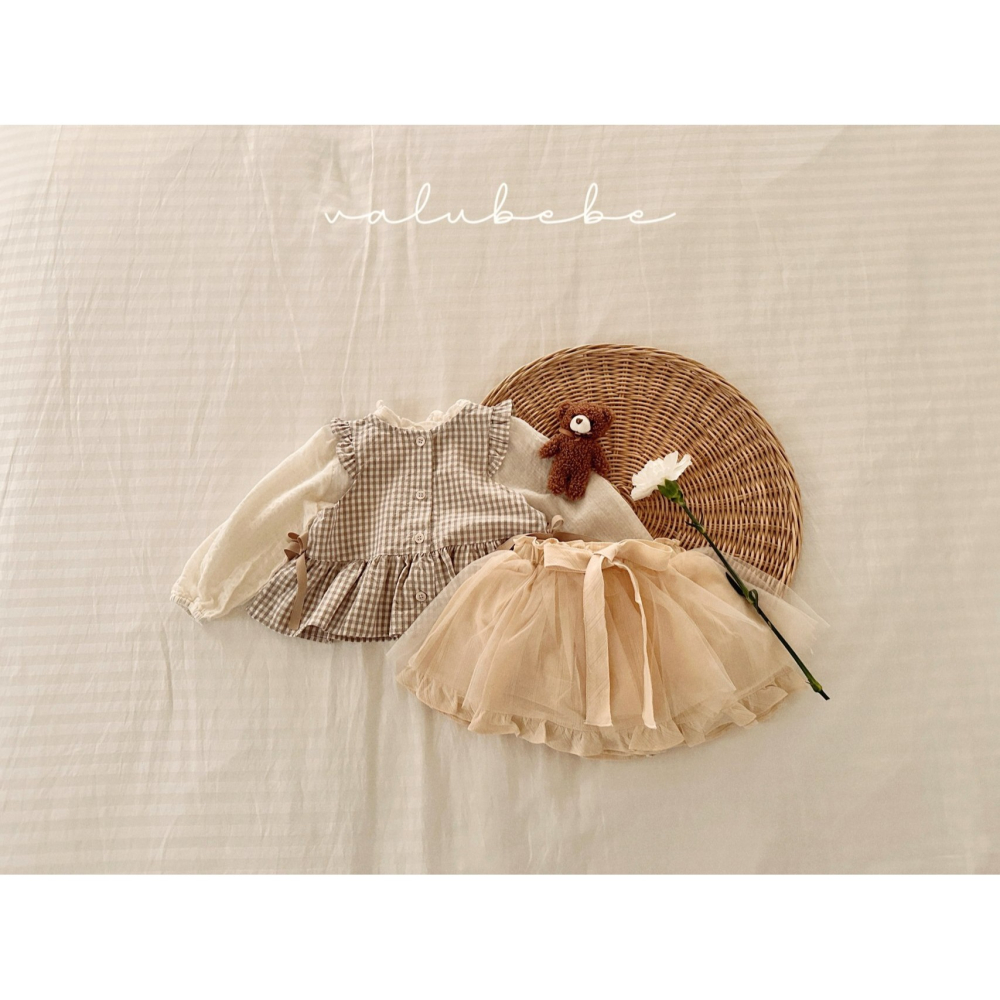 Valubebe 裙子 벨루베베 리본샤샤스커트블루머-細節圖9