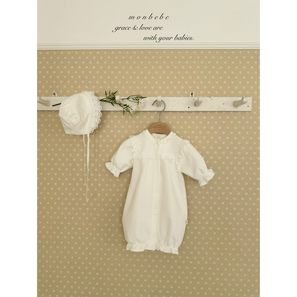 Monbebe 包屁衣 몽베베 26ss레이스브랜디슈트-細節圖3