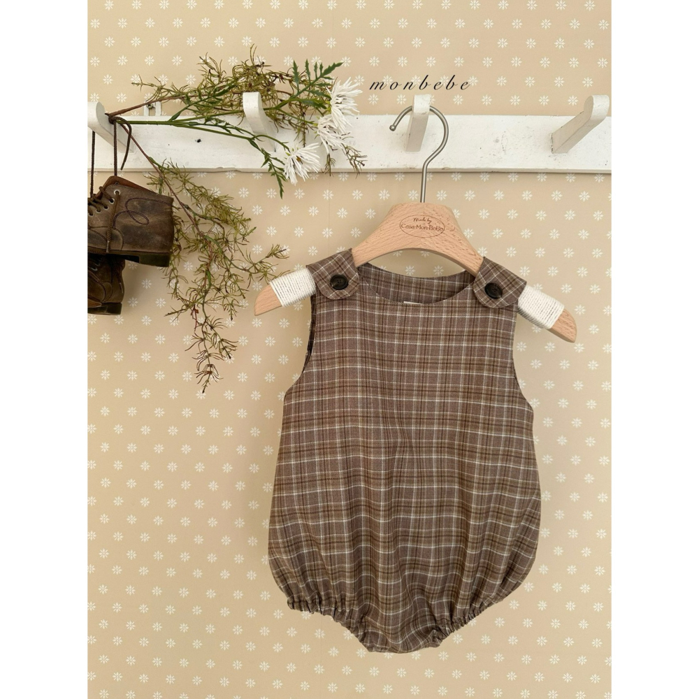 Monbebe 包屁衣 몽베베 로미체크슈트-細節圖3