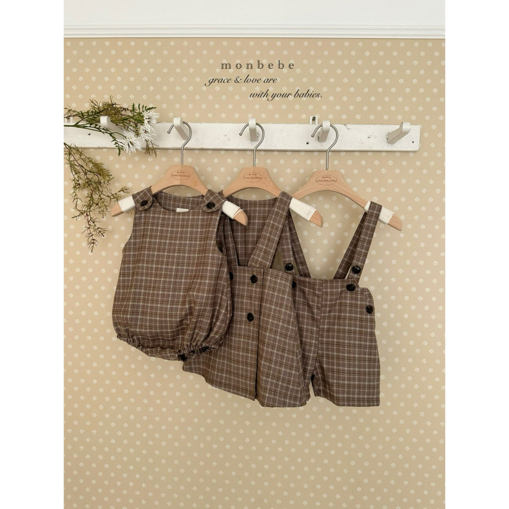 Monbebe 褲子 몽베베 로이멜빵팬츠-細節圖6