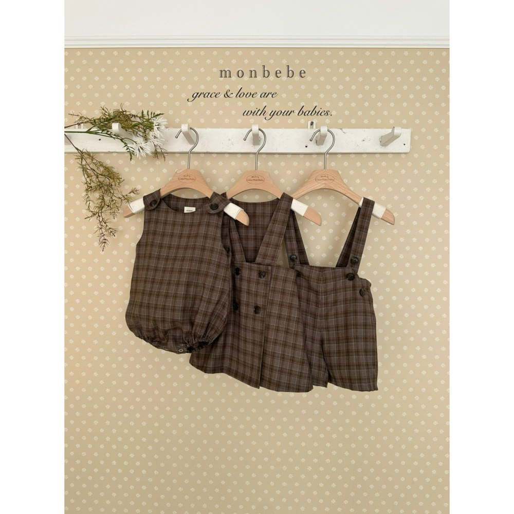 Monbebe 褲子 몽베베 로이멜빵팬츠-細節圖7