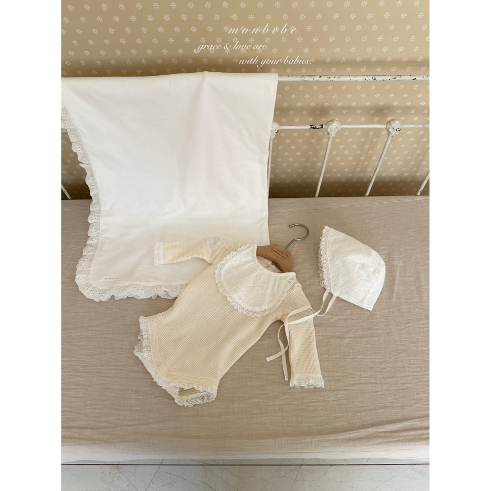 Monbebe 包屁衣 몽베베 베베빕레이스슈트-細節圖2